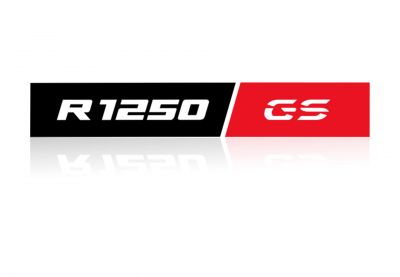 Adesivo R1250 GS alta visibilità per valigie di alluminio