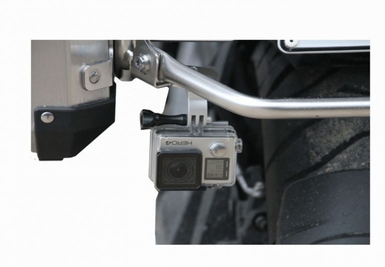 Supporto GoPro per il telaio delle valigie d'alluminio originale BMW compatibile con R 1200/1250 GSLC/ADVLC