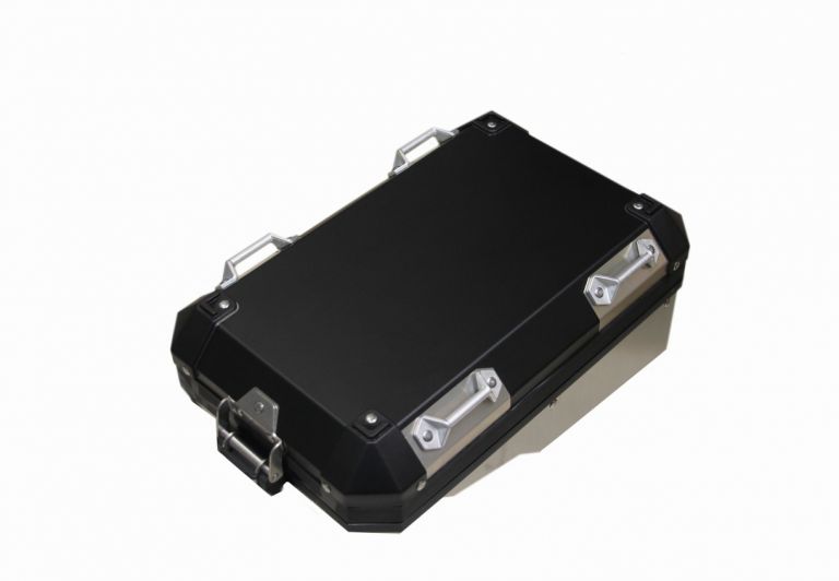 Rivestimento trasparente con coperchio nero coppia valigie laterali GIVI per R 1200/1250 GS ADV