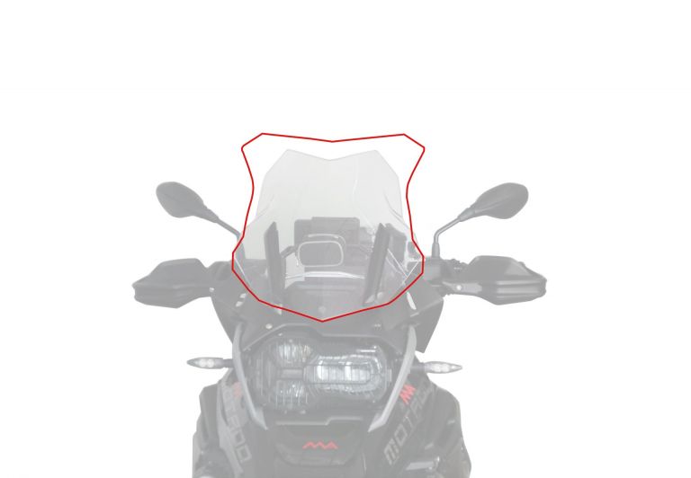 Pare-brise pour moto mesure Trip compatible avec R 1200/1250 GS LC/ADV LC