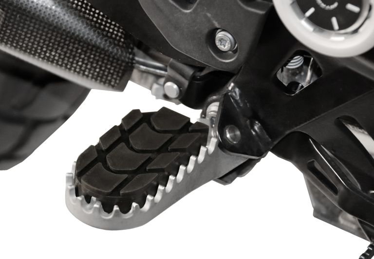 Pair of footrests in rubber for original footrests BMW R 1200/1250 GS LC - GS ADV LC