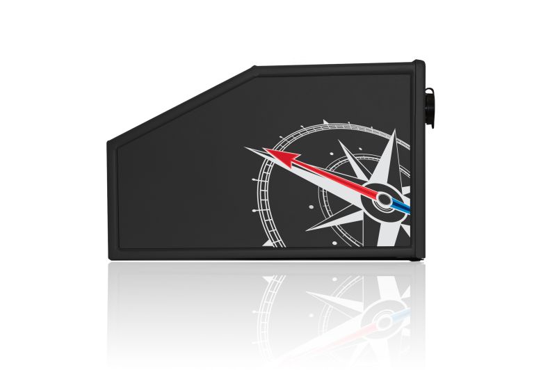 Valigetta porta attrezzi nera compatibile con R 1200/1250 GS LC/GS ADV LC con telai originali per valigie alluminio.