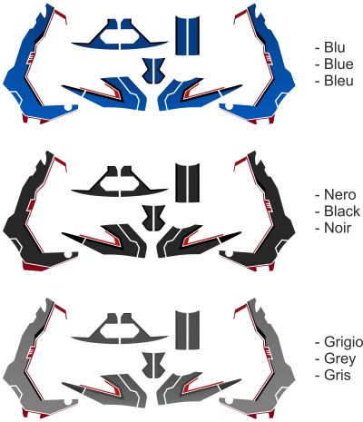 Kit adesivi per casco Shoei Neotec II