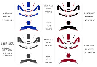 Sticker kit for Shoei Neotec III helmet helmet adhesive grapichs kit grasp