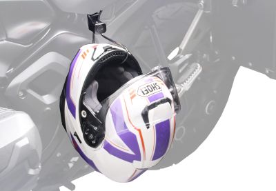 Locking system for helmets with BMW lock compatible with R 1200/1250 GSLC/ADVLC