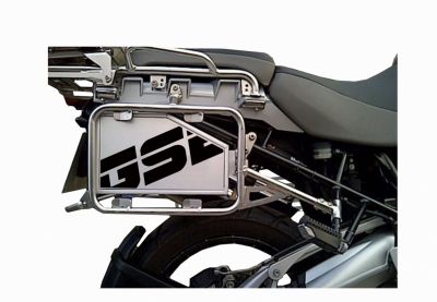 Aluminum toolbox compatible with R 1200 GS/ADV with orignal rack for alu panniers