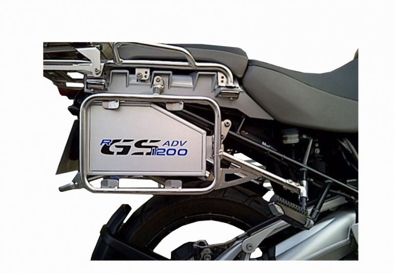 Valigetta porta attrezzi in alluminio compatibile con R 1200 GS/ADV con telai originali per valigie di alluminio